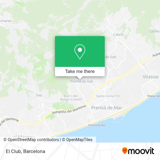 El Club map