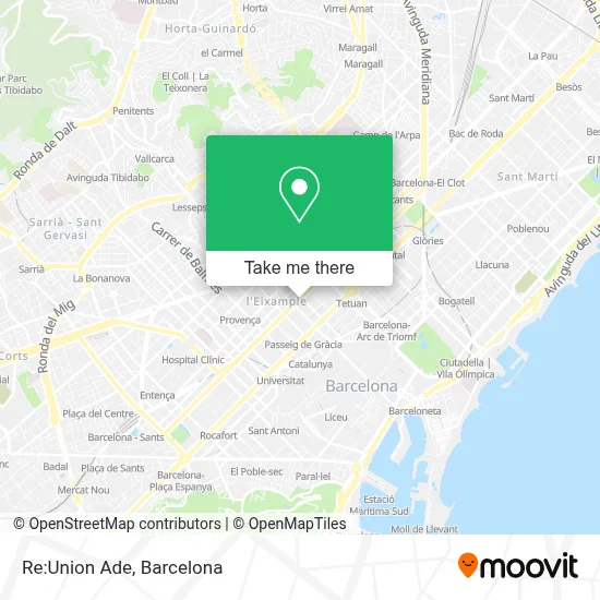 Re:Union Ade map