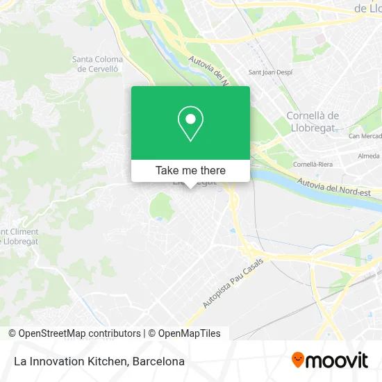 La Innovation Kitchen map