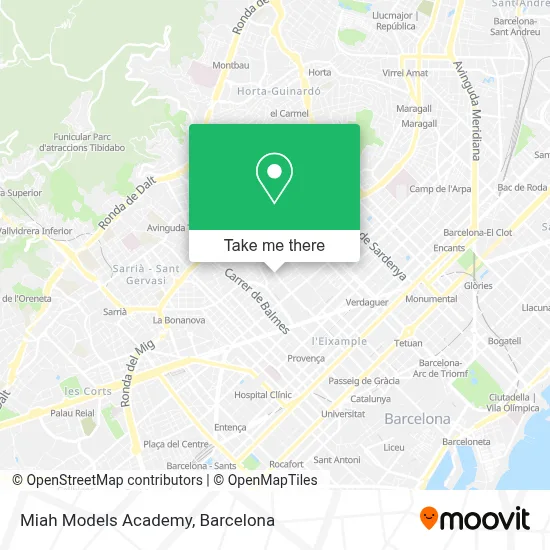Miah Models Academy map