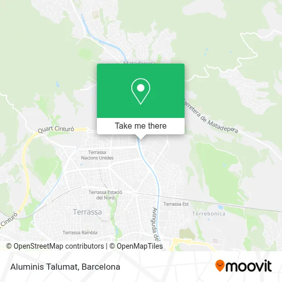 Aluminis Talumat map
