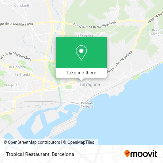 Restaurant Tropical map