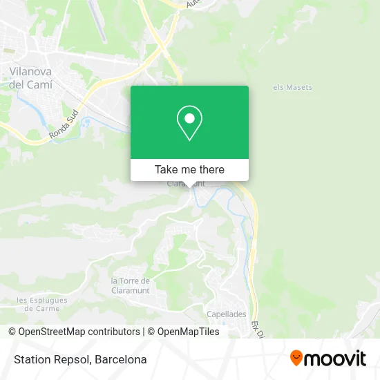 Station Repsol map