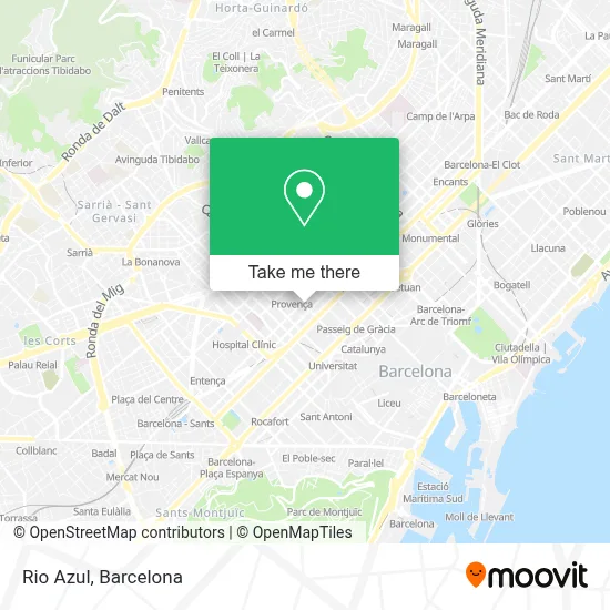 Rio Azul map