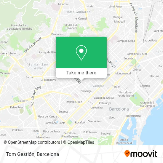 Tdm Gestión map