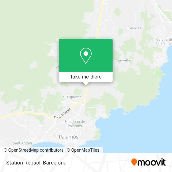 Station Repsol map