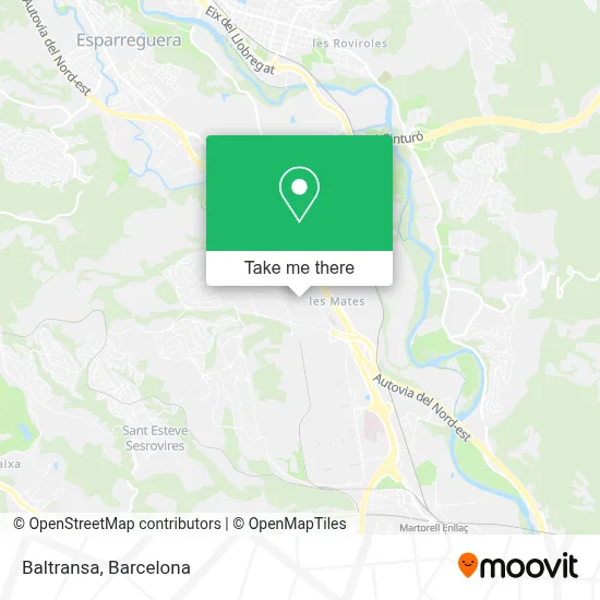 Baltransa map