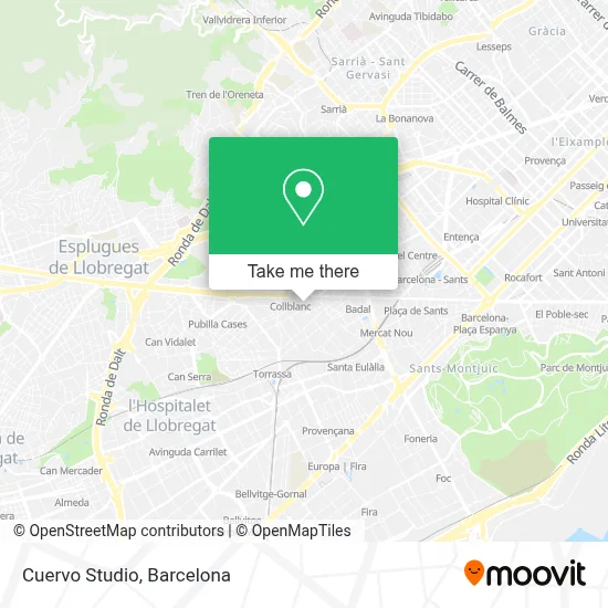 Cuervo Studio map