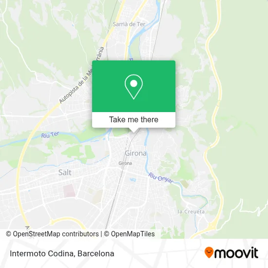 Intermoto Codina map