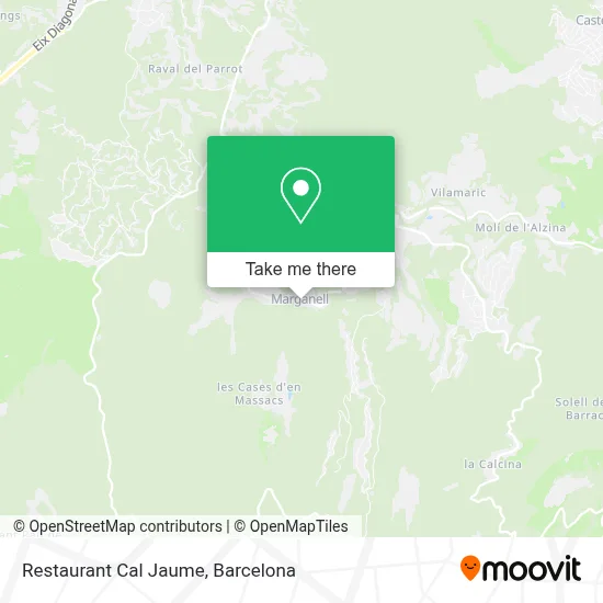 Restaurant Cal Jaume map