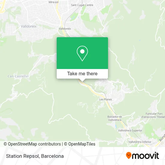 Station Repsol map