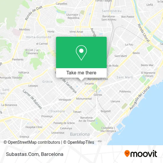 Subastas.Com map