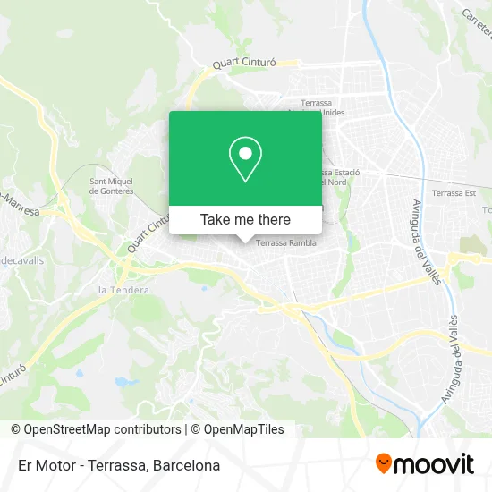Er Motor -  Terrassa map
