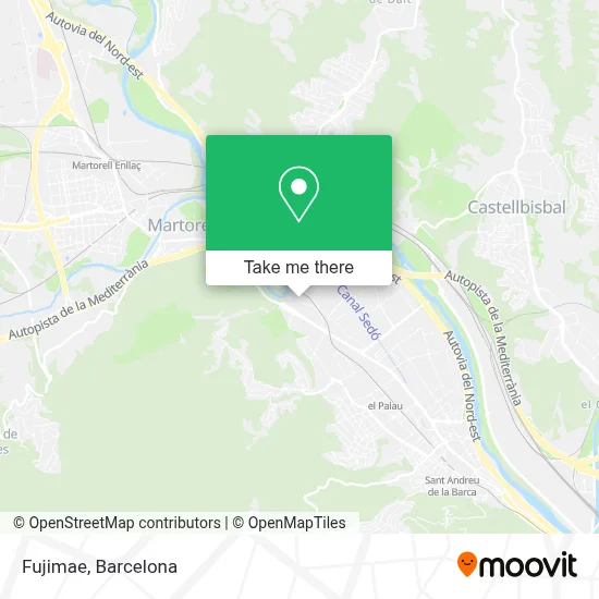 Fujimae map