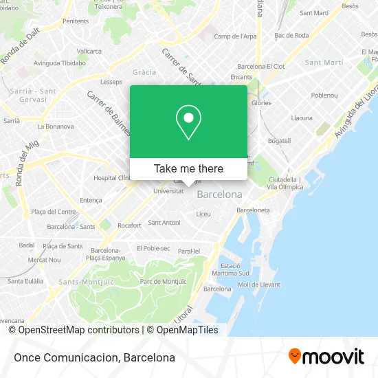 Once Comunicacion map