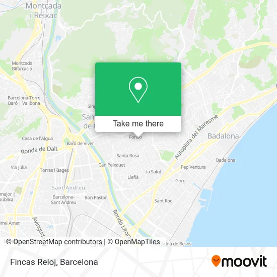 Fincas Reloj map