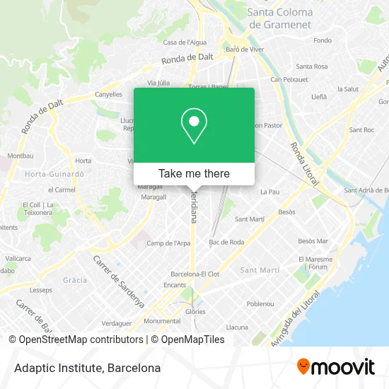 Adaptic Institute map