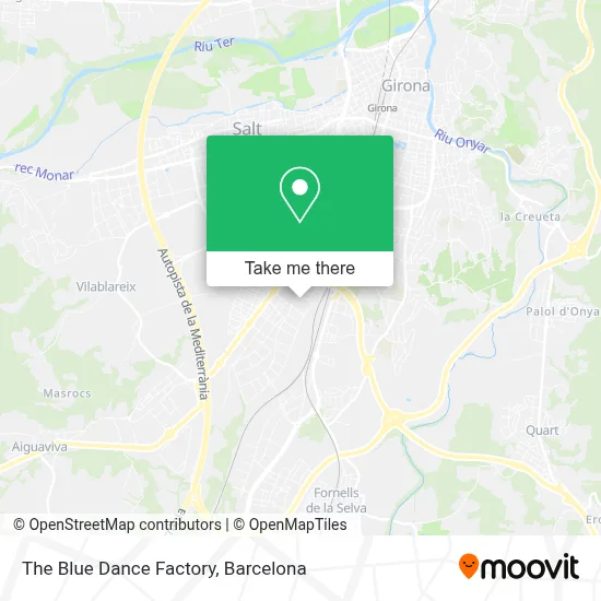 The Blue Dance Factory map