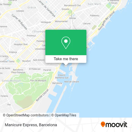Manicure Express map