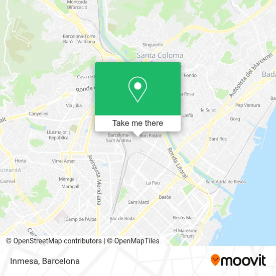Inmesa map
