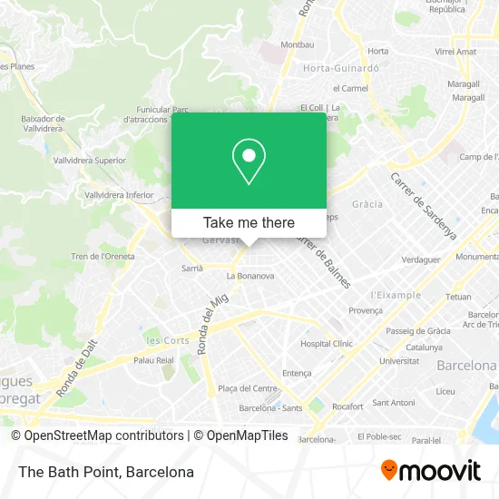 The Bath Point map