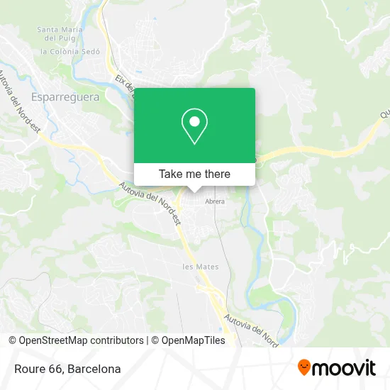Roure 66 map