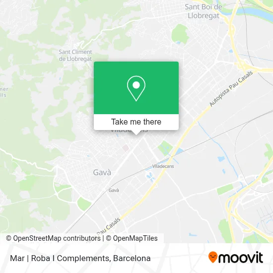 Mar | Roba I Complements map