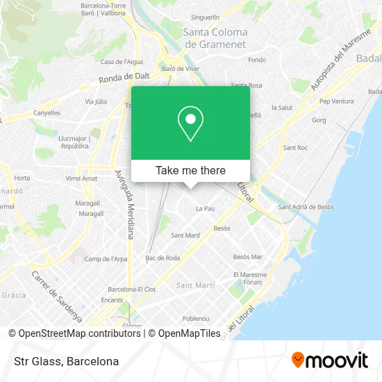 Str Glass map