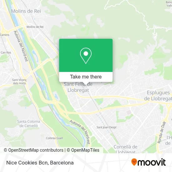 Nice Cookies Bcn map