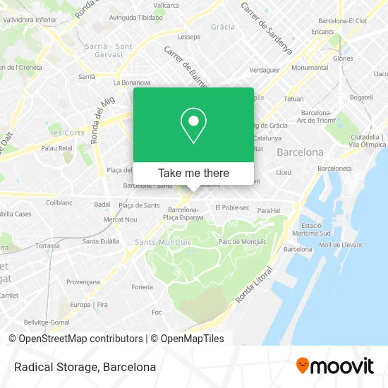 Radical Storage map