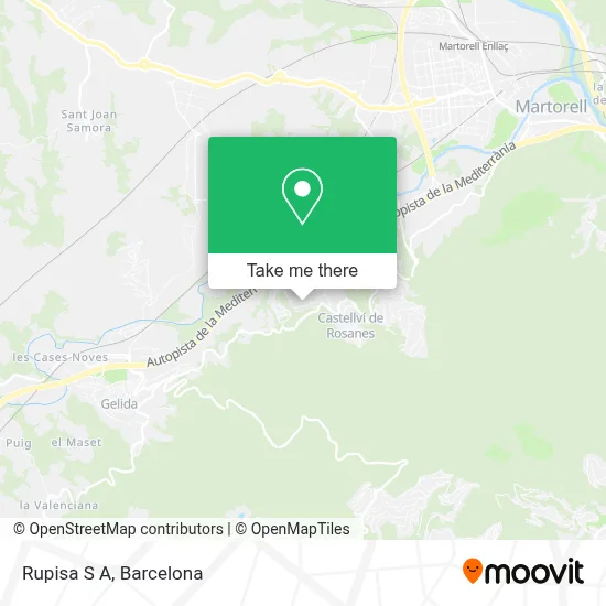 Rupisa S A map