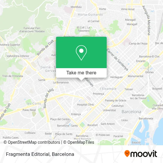 Fragmenta Editorial map