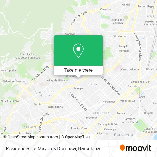 Residencia De Mayores Domusvi map