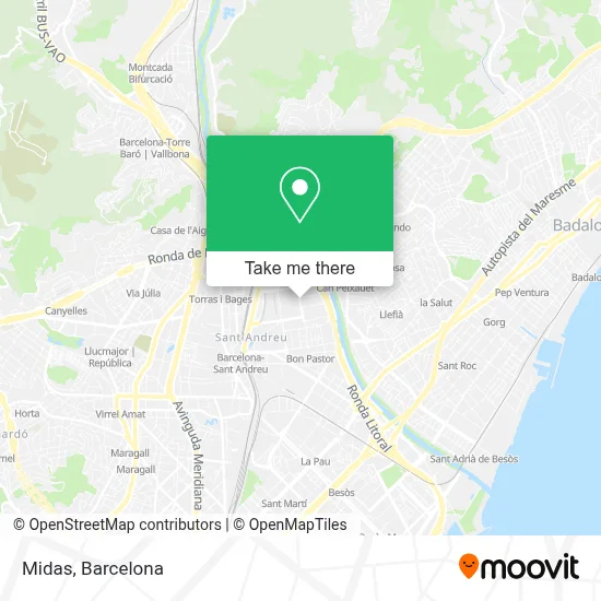 Midas map