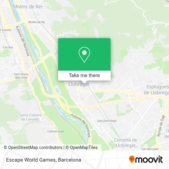 Escape World Games map