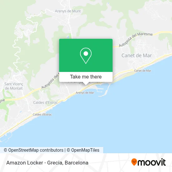 Amazon Locker - Grecia map