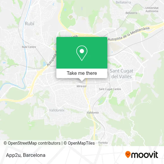 App2u map