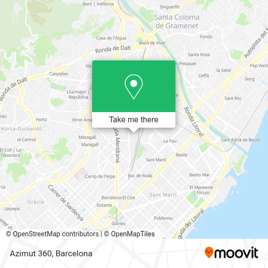 Azimut 360 map