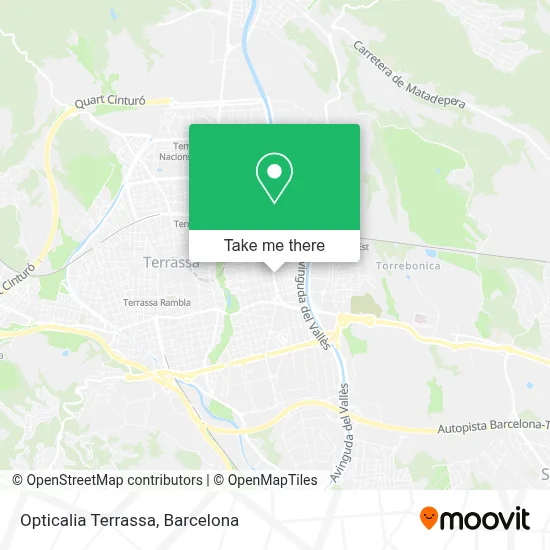 Opticalia Terrassa map