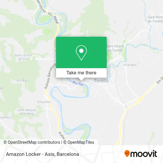 Amazon Locker - Asis map