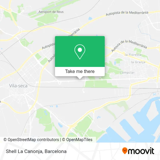 Shell La Canonja map