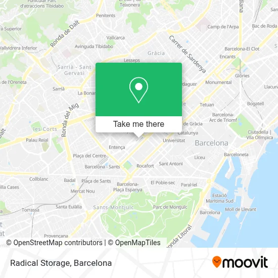 Radical Storage map
