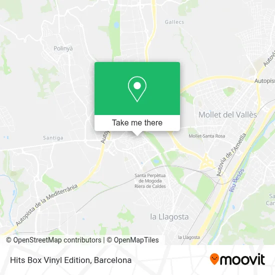 Hits Box Vinyl Edition map