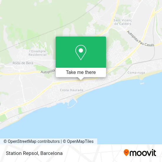Station Repsol map