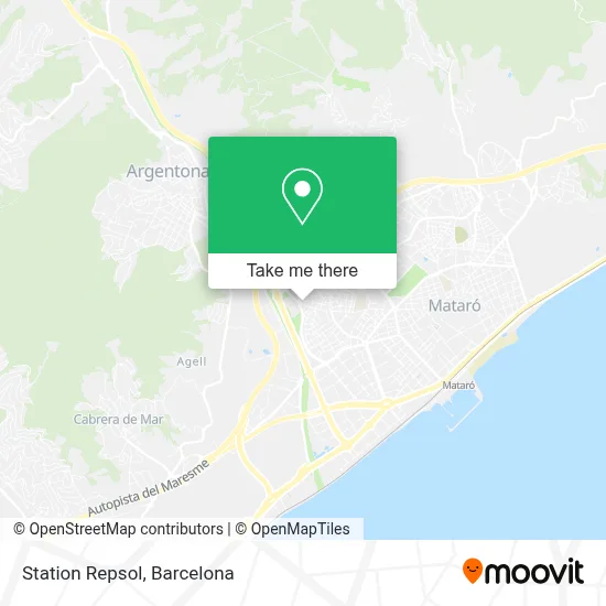 Station Repsol map