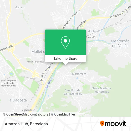 Amazon Hub map