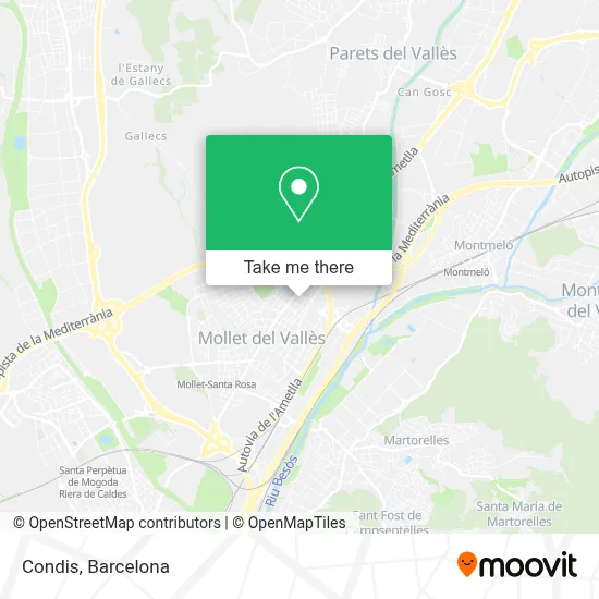 Condis map