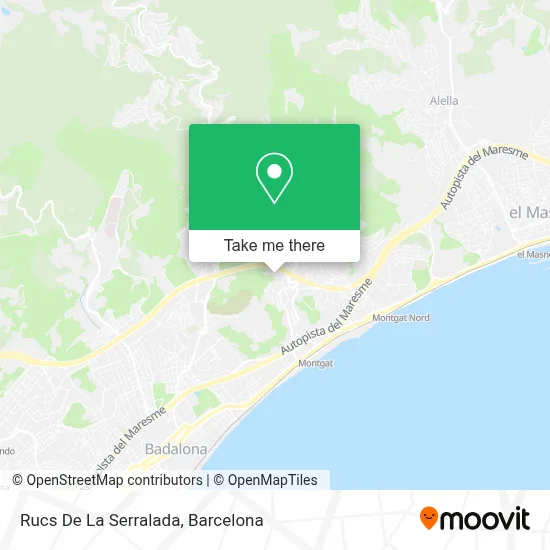 Rucs De La Serralada map