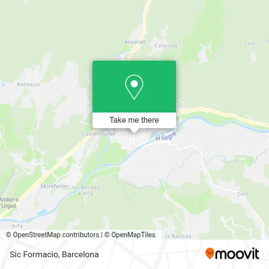 Sic Formacio map