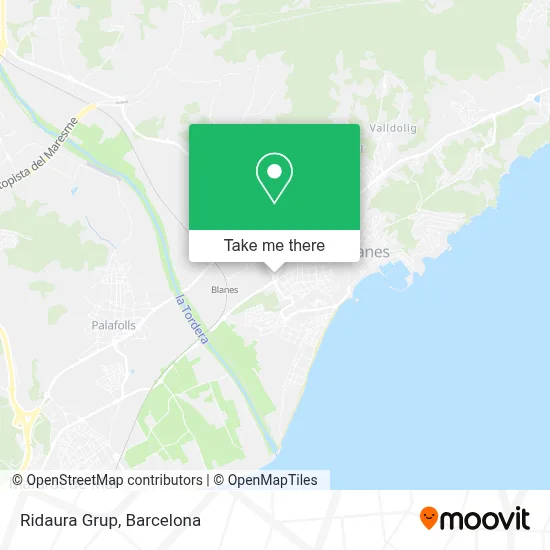 Ridaura Grup map